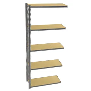 TENNSCO ZA10-4818A-5D Boltless Shelving Unit 48 Inch Width x 18 Inch Depth x 120 Inch Height | AH9AXT 39FN40