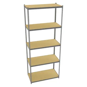 TENNSCO ZB10-4824S-5D Boltless Shelving Unit 48 Inch Width x 24 inch Depth x 120 Inch Height | AH9AYE 39FN51