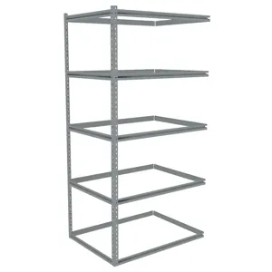 TENNSCO ZB7-4224A-5 Boltless Shelving Add-on 42 x 24 5 Shelf | AD4XZJ 44P917