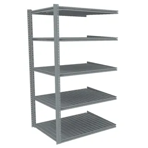 TENNSCO ZB7-3636A-5C Boltless Shelving Add-on 36 x 36 Steel | AD4YGB 44R072