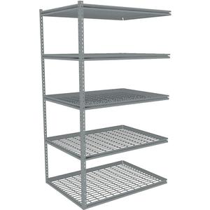 TENNSCO ZB7-4830A-5W Boltless Shelving Add-on 48 x 30 Wire | AD4YEU 44R042