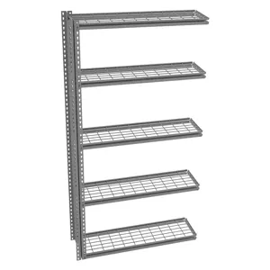 TENNSCO ZB7-4212A-5W Boltless Shelving Add-on 42 x 12 Wire | AD4YDX 44R022