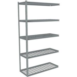 TENNSCO ZB7-4815A-5W Boltless Shelving Add-on 48 x 15 Wire | AD4YEM 44R036