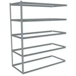 TENNSCO ZB7-6024A-5 Boltless Shelving Add-on 60 x 24 5 Shelf | AD4YAD 44P935