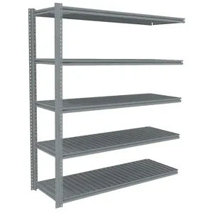 TENNSCO ZB7-6024A-5C Boltless Shelving Add-on 60 x 24 Steel | AD4YGH 44R078