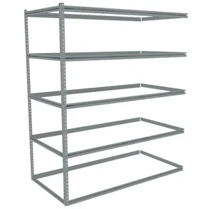 TENNSCO ZB7-7218A-5 Boltless Shelving Add-on 72 x 18 5 Shelf | AD4YAR 44P947