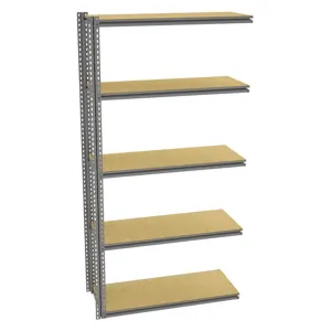 TENNSCO ZB8-4818A-5D Boltless Shelving Unit 48 Inch Width x 18 Inch Depth x 96 Inch Height | AH9AWM 39FN12