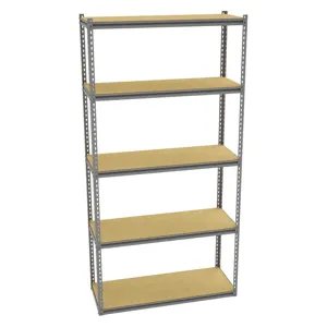 TENNSCO ZB8-4818S-5D Boltless Shelving Unit 48 Inch Width x 18 Inch Depth x 96 Inch Height | AH9AWN 39FN13