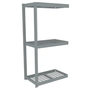 TENNSCO ZLC7-4218A-3W Boltless Shelving Add-on 42 x 18 Wire | AD4WWF 44P310