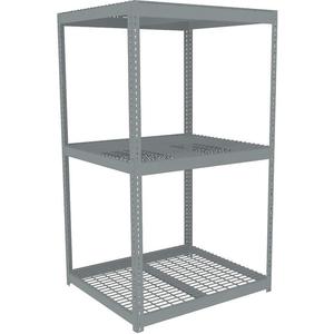 TENNSCO ZLC7-4242S-3W Boltless Shelving Starter 42 x 42 Wire | AD4WWN 44P317