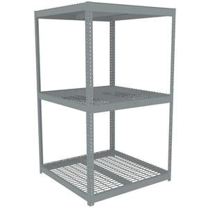 TENNSCO ZLC7-4848S-3W Boltless Shelving Starter 48 x 48 3 Shelf | AC6VMU 36K330