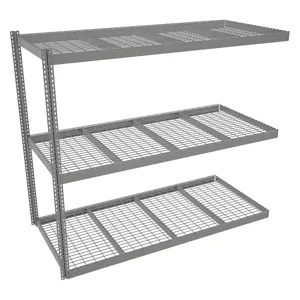 TENNSCO ZLC7-9642A-3W Boltless Shelving Add-on 96 x 42 Wire | AD4WYK 44P360