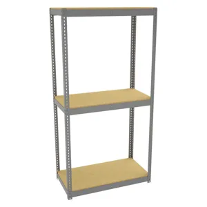 TENNSCO ZLC8-4824S-3D Boltless Shelving Unit 48 Inch Width x 24 inch Depth x 96 Inch Height | AH9AWT 39FN17