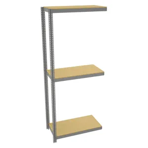 TENNSCO ZLE10-4824A-3D Boltless Shelving Unit 48 Inch Width x 24 inch Depth x 120 Inch Height | AH9AYR 39FN62