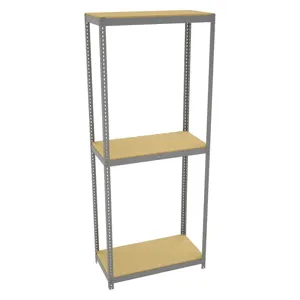 TENNSCO ZLE10-4824S-3D Boltless Shelving Unit 48 Inch Width x 24 inch Depth x 120 Inch Height | AH9AYT 39FN63