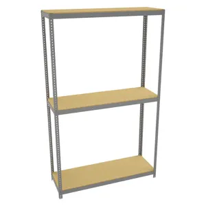 TENNSCO ZLE10-7224S-3D Boltless Shelving Unit 72 Inch Width x 24 inch Depth x 120 Inch Height | AH9AYV 39FN65