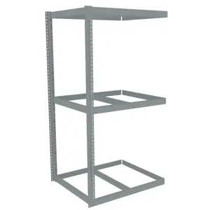 TENNSCO ZLE7-4818A-3 Boltless Shelving Add-on 48 x 18 3 Shelf | AD4WNR 44P157