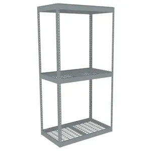 TENNSCO ZLE7-4818S-3W Boltless Shelving Starter 48 x 18 Wire | AD4WYX 44P371