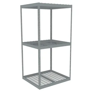 TENNSCO ZLE7-4830S-3W Boltless Shelving Starter 48 x 30 Wire | AD4WYZ 44P373