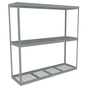 TENNSCO ZLE7-9618S-3W Boltless Shelving Starter 96 x 18 Wire | AD4XAL 44P408