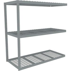 TENNSCO ZLE7-9630A-3W Boltless Shelving Add-on 96 x 30 Wire | AD4XAP 44P411