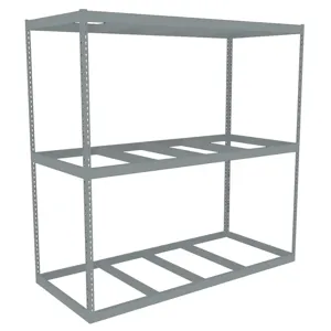 TENNSCO ZLE7-8436S-3 Boltless Shelving Starter 84 x 36 3 Shelf | AD4WPY 44P186