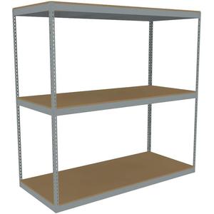 TENNSCO ZLE7-8430S-3D Boltless Shelving 84 x 30 Particleboard | AD4WVM 44P292