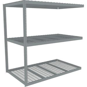 TENNSCO ZLE7-8442A-3W Boltless Shelving Add-on 84 x 42 Wire | AD4XAH 44P405