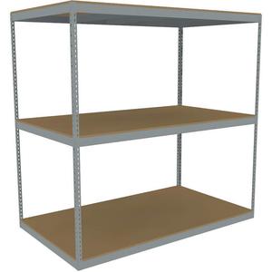 TENNSCO ZLE7-9648S-3D Boltless Shelving 96 x 48 Particleboard | AD4WWC 44P307