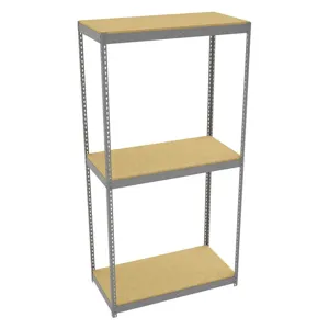 TENNSCO ZLE8-4824S-3D Boltless Shelving Unit 48 Inch Width x 24 inch Depth x 96 Inch Height | AH9AXD 39FN27