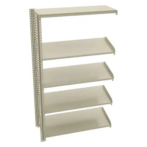 TENNSCO ZT7-4818A-5 Sloping Shelf Add-on Unit 18 x 48 x 84 In | AF3XKL 8EAW9