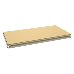 TENNSCO ZV7-4824A-4D SAND Boltless Shelving Add-on 48 x 24 4 Shelf | AF3VBA 8DH54