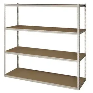 TENNSCO ZV7-6024S-4D SAND Boltless Shelving Starter 60 x 24 4 Shelf | AF4KVP 8ZFG0