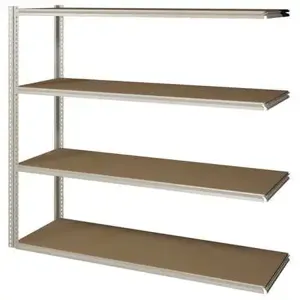 TENNSCO ZV7-6036A-4D SAND Boltless Shelving Add-on 60 x 36 4 Shelf | AF4BYP 8PGM7