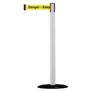 TENSABARRIER 875-32-STD-NO-YDX-C Economy Post White Danger Keep Out | AD3AKF 3XGC5