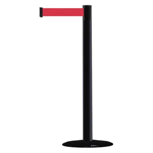 TENSABARRIER 875-33-STD-NO-R5X-C Economy Post Pvc Post Finish Black | AD3AYR 3XHT5