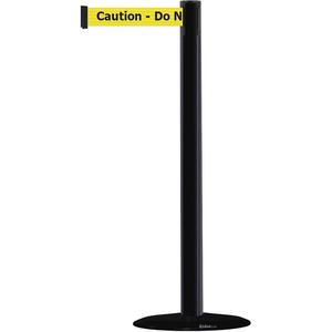 TENSABARRIER 875-33-STD-NO-YAX-C Economy Post Black Caution Do Not Enter | AD3AYV 3XHT8