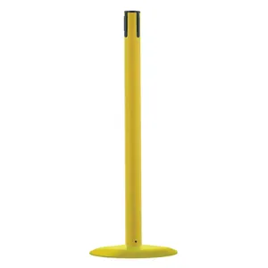 TENSABARRIER 875-35-RCV Receiver Post 38 Inch Height Yellow | AF9KMY 30AC34