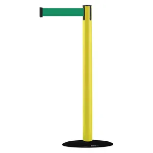 TENSABARRIER 875-35-STD-NO-R5X-C Economy Post Pvc Post Finish Yellow | AD3AKL 3XGD1