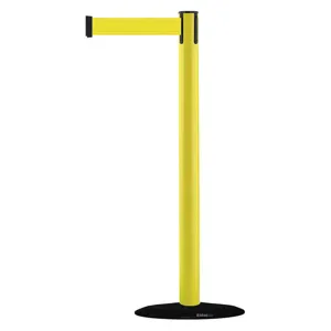 TENSABARRIER 875-35-STD-NO-Y5X-C Economy Post Pvc Post Finish Yellow | AD3AKK 3XGC9