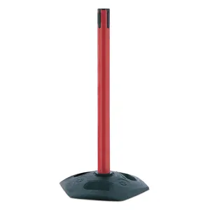 TENSABARRIER 886-21-RCV Receiver Post 38 Inch Height Red | AF9KMZ 30AC35