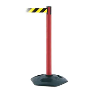 TENSABARRIER 886-21-STD-NO-D4X-C Indoor/outdoor Portable Post Pvc Red | AD3DWJ 3YHZ6