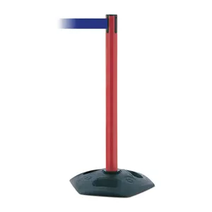 TENSABARRIER 886-21-STD-NO-L5X-C Indoor/outdoor Portable Post Pvc Red | AD3DWH 3YHZ5