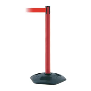 TENSABARRIER 886-21-STD-NO-R5X-C Indoor/outdoor Portable Post Pvc Red | AD3DWG 3YHZ4