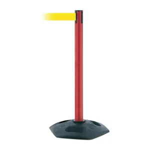 TENSABARRIER 886-21-STD-NO-Y5X-C Indoor/outdoor Portable Post Pvc Red | AD3DWF 3YHZ3