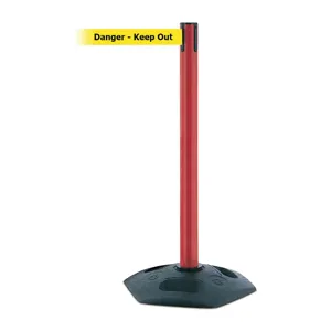 TENSABARRIER 886-21-STD-NO-YDX-C Indoor/outdoor Post Danger Keep Out | AD3DWM 3YJA1