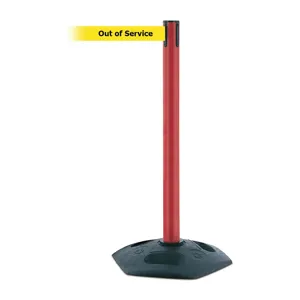 TENSABARRIER 886-21-STD-NO-YEX-C Indoor/outdoor Post Out Of Service | AD3DWN 3YJA2