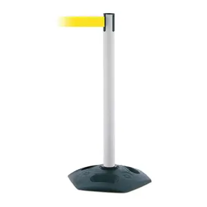 TENSABARRIER 886-32-STD-NO-Y5X-C Indoor/outdoor Portable Post Pvc White | AD3DVJ 3YHW8