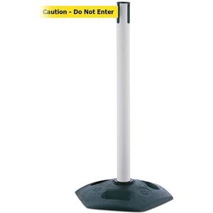 TENSABARRIER 886-32-STD-NO-YAX-C Indoor/outdoor Post Caution Do Not Enter | AD3DVN 3YHX3