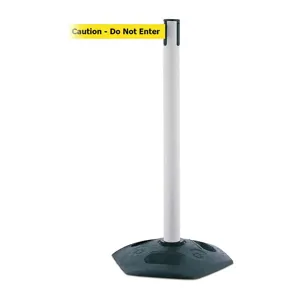 TENSABARRIER 886-32-STD-NO-YAX-C Indoor/outdoor Post Caution Do Not Enter | AD3DVN 3YHX3